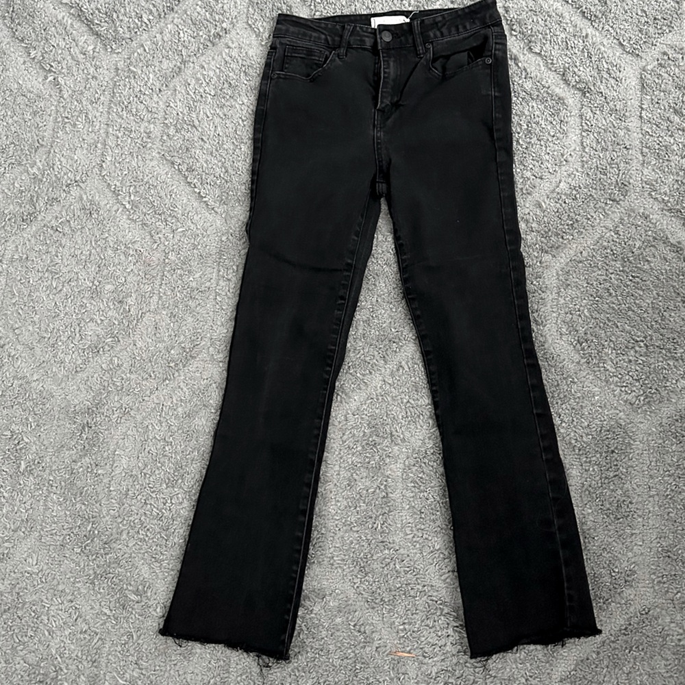 Women’s Black Crop Jeans lightly worn